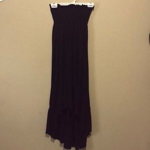 O’Neill Strappless Backless High Low Dress